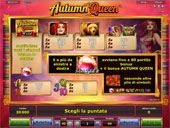 tabella pagamenti vlt autumn queen