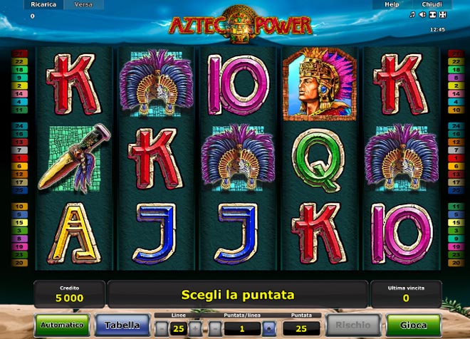 vlt aztec power gratis
