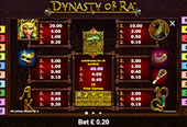 tabella vincite vlt dynasty of ra