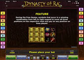 bonus vlt dynasty of ra