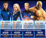 bonus slot fantastic four