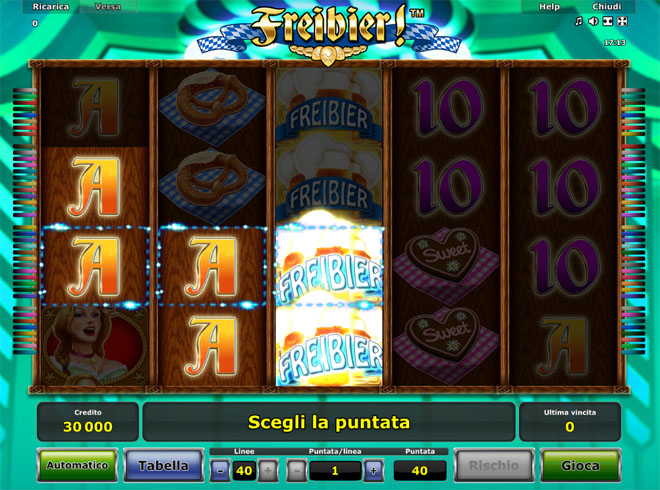 slot machine gratis Freibier