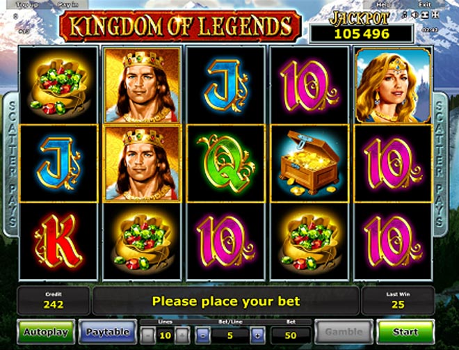 demo vlt gratis kingdom of legends