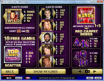 tabella pagamenti slot top trumps celebs