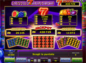 paytable vlt ultra sevens