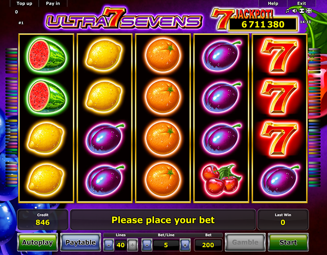 demo vlt ultra sevens